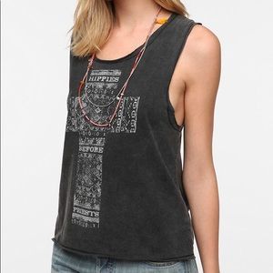 MontLaroc Urban Outfitters Faded Black Tank